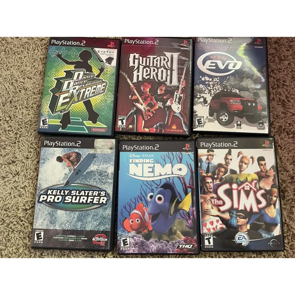 Lot‎ Of 6 PlayStation 2 Games